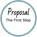 A circular logo with the word " proposal " in it.